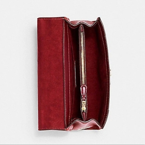 Coach Tilly Satchel 23 Red/Chalk - Picture 7 of 12